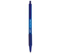 BIC Impresión Bolígrafo BIC tacto suave, de clic, 0,4 mm, color azul