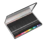 BIC Lápices de colores Intensity Premium – Mina suave, a prueba de borrones – Caja de metal 36