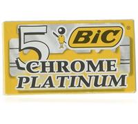 Bic - Juego de 10 cuchillas para maquinilla de afeitar (doble filo, cromo y platino)