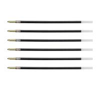 BIC - Lote de 3 recambios para bolígrafo (punta media, 4 colores), color rojo