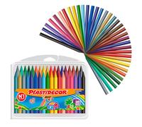 BIC Kids Ceras de Colores para Niños, Plastidecor, Colores Surtidos, Óptimo Para Colorear y Dibujar, Material Escolar, 36 Unidad (Paquete de 1), Clásico, Modelo Surtido