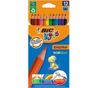BIC Kids Evolution Coloured Pencils, Vivid Colouring Pencils, (Importación USA)
