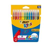 BIC Kids Felt Tip Pens, Kid Colour with Medium Blocked Tip, Vi (Importación USA)