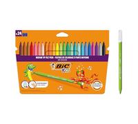 Bic Kids Kid Couleur Medium Tip Ultra Washable Water-Based Felt Tip Pen (Assorte