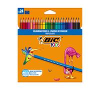BIC Kids Tropicolors lápices de colores en estuche (24 unidades)