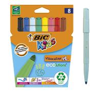 BIC Kids Visacolor XL, 8st. 1 unidad (Paquete de 8) (Importación USA)