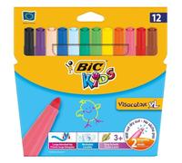 BIC Kids Visacolor XL - Bolígrafos para colorear (12 unidades)