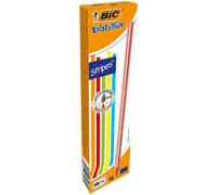 Bic LAPICES DE GRAFITO EVOLUTION STRIPES UNIDAD (12 unid.) 1 unidad (Paquete de