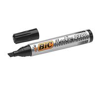 BIC - Lote de 3 rotuladores permanentes Marking 2300 PTE bisel Large Negro