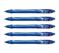 BIC - Lote de 3 bolígrafos de tinta gel gelocity Quick Dry punta media azul