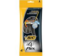 BIC Lote de 5 fundas de 4 afeitadoras FLEX 4 (4 cuchillas) + banda lubricante