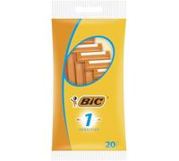 BIC Máquinas de afeitar 1 Sensible, Paquete 1er (1 x 20)