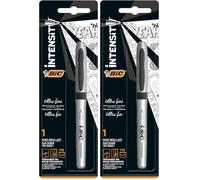 BIC Marking - Marcador permanente para CD/DVD, color negro (Paquete de 2)