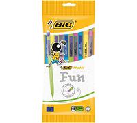BIC Matic Fun - Portaminas (0,7 mm, HB, colores surtidos, bolsa de 10 unidades)