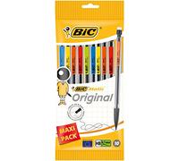 BIC Matic Original - Bolsa de 10 portaminas con minas HB de 0.7 mm, colores varios