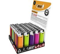 BIC Encendedores Maxi Electronic J38 – 50 unidades bicolores surtidos