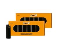 BIC - Paquete de 16 encendedores Maxi, Color Negro Intenso.