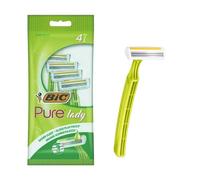 Bic Pure 3 Lady - Cuchillas de depilar de triple hoja (paquete de 4 cuchillas, 2 paquetes)
