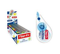BIC Tipp-Ex Mini Pocket Mouse Cinta Correctora, 6 m x 5 mm, Colores Surtidos, Caja de 10 Unidades