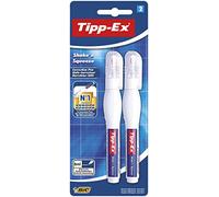 BIC Tipp-Ex Shake'n Squeeze - Blíster de 2 bolígrafos correctores líquidos, 8 ml