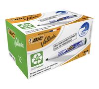 BIC Velleda 1701 ECOlutions rotuladores de Pizarra punta media - Verde, Caja de
