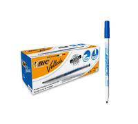 BIC Velleda 1721, Rotuladores para Pizarra blanca de Punta Fina, Óptimo para la