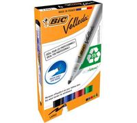 Bic velleda 1741 marcador 4 pieza(s) punta redonda negro, azul, verde,