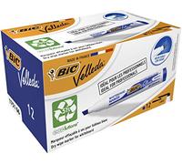 Rotulador Bic Velleda Punta Biselada Azul para Pizarra Blanca