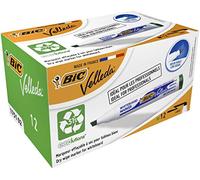 BIC Velleda 1751 ECOlutions rotuladores de Pizarra punta media - Verde, Caja de 12 unidades