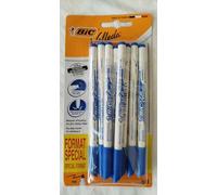 BIC Velleda Fieltros Borrables en Seco, Color Azul - Fina