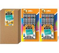 BIC Xtra-Precision - Portaminas, barril metálico, punta fina (0.5 mm), 48 unidades