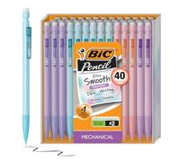 BIC Xtra-Smooth - Portaminas de punta media (0,7 mm), color pastel (40 unidades)