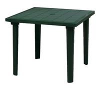 Bica Weekend Mesa Cuadrada, Resina, Verde, 80 x 80 cm