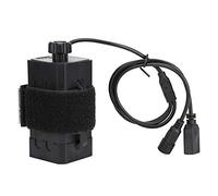 Bicaquu Paquete de batería Cubierta de la casa 18650 Interfaz Doble USB/DC Impermeable para lámpara de Bicicleta