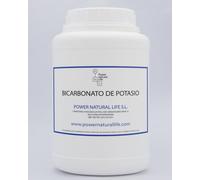Bicarbonato de Potasio en Polvo Power Natural Life | 100% Puro, sin añadidos | Envase de 1 kg | Uso Alimentario