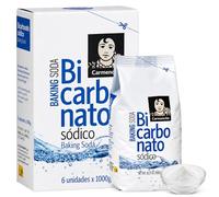 Bicarbonato de sodio alimenticio, Ayuda a reducir la acidez estomacal, Utilizado como diluyente de colorantes y en la confitería, bollería, repostería y galletas, Contiene 6 Unidades de 1000 gr