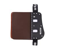 BICASTER SP3 Barebow Finger Tabs Cara+Placa de Aluminio (Mediana, Diestro)