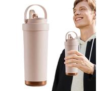 Bicchiere Per Acqua - Tazza Da Viaggio Da 750 Ml | Borraccia Con Rivestimento In Ceramica E Coperchio Per Auto, Ospedale, Campeggio, Palestra, Allenamento, Uso Jourdiano, Escursionismo, Scuola