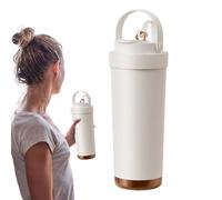 Bicchiere Per Acqua - Tazza Da Viaggio Da 750 Ml | Borraccia Con Rivestimento In Ceramica E Coperchio Per Auto, Ospedale, Campeggio, Palestra, Allenamento, Uso Jourdiano, Escursionismo, Scuola