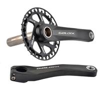 BiCe Hollow Bike Hollow Hollow Cranque integrado 110 mm/127 mm/140 mm/150 mm/155 mm/160 mm Bandeja de brazo de cigüeñal de bicicleta infantil 28T/30T/32T/34T/36T GXP Campling para 7-12 velocidad, 127
