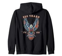Bicentenario USA Águila y Bandera 250 Años 4 de Julio Sudadera con Capucha