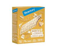 Bicentury Barritas de cereales con Chocolate Blanco -6Uds-, 120 g