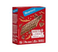 Bicentury Barritas de cereales con Chocolate Con Leche -6Uds-, 120 g