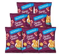 Bicentury Mini Tortitas de Cereales Sabor Jamón Ibérico - Snack de Aperitivo No Frito, a Base de Maíz y Arroz, Textura Crujiente (7 unidades)