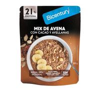 Bicentury Mix Avena con Cacao y Avellanas. Preparado para un desayuno saludable y saciante. Rico en fibra, hierro, magnesio, fósforo y zinc. 220g