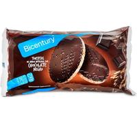 Bicentury Tortitas Arroz Integral con Chocolate Negro, Pack de 4 x 32.6g