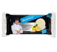 Bicentury Tortitas De Arroz Con Chocolate Blanco Sabor Limón Y Coco - 4X2 , 132 g