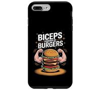 Bíceps de entrenamiento de gimnasio impulsados por hamburguesas Carcasa para iPhone 7 Plus/8 Plus