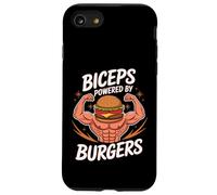 Bíceps de entrenamiento de gimnasio impulsados por hamburguesas Carcasa para iPhone SE (2020) / 7 / 8