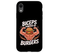 Bíceps de entrenamiento de gimnasio impulsados por hamburguesas Carcasa para iPhone XR
